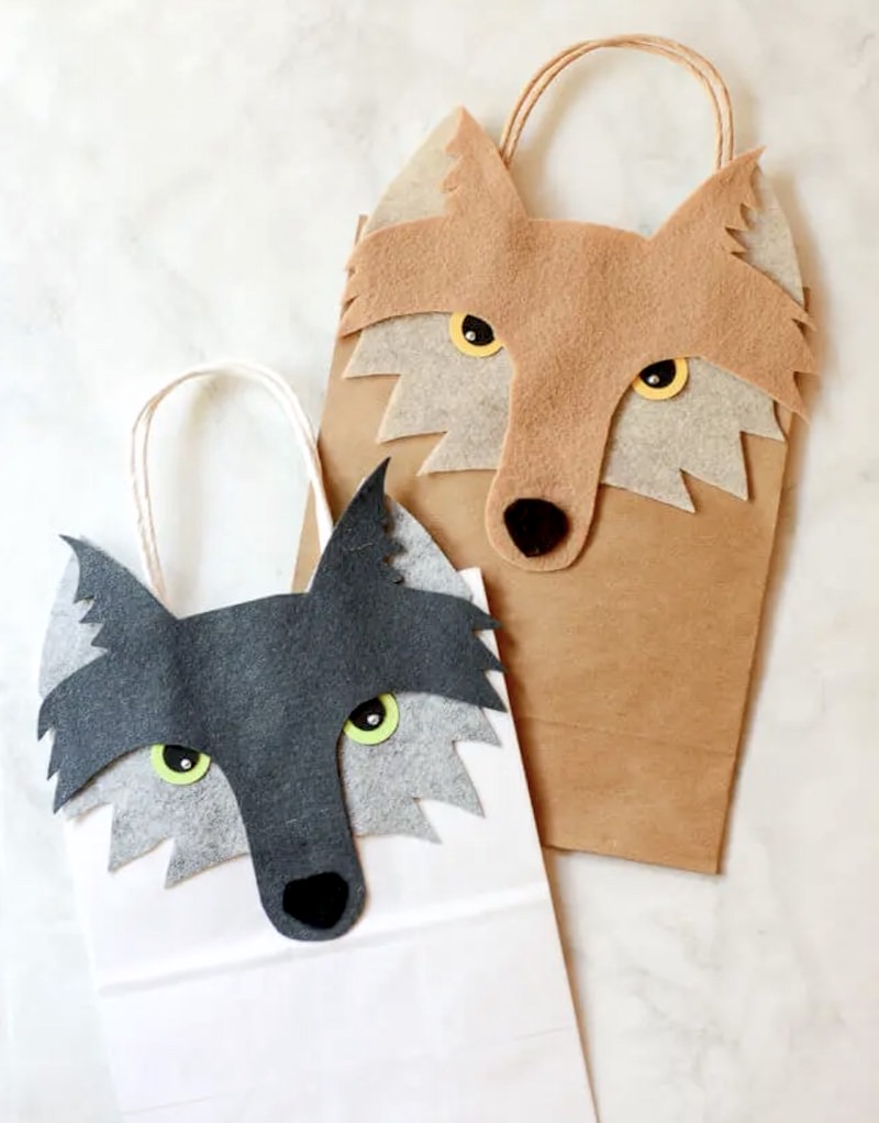 Wolf Gift Bag Tutorial