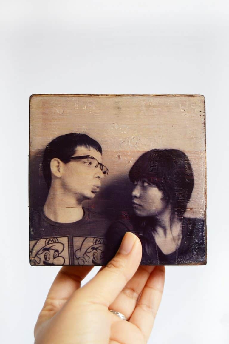 Inkjet transfer of a photo